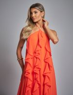 Vestido Longo Laranja Sarah
