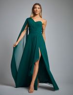 Vestido Longo Verde Esmeralda Gisele