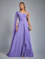 Vestido Longo Lilas Gisele