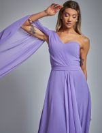 Vestido Longo Lilas Gisele