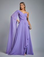 Vestido Longo Lilas Gisele