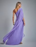 Vestido Longo Lilas Gisele