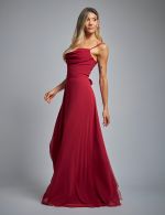 Vestido Longo Marsala Madah