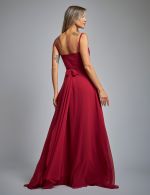 Vestido Longo Marsala Madah