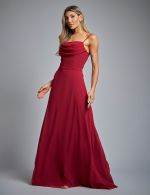 Vestido Longo Marsala Madah