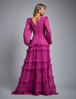 Vestido Longo Fucsia Larissa