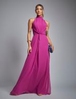 Vestido Longo Fucsia Karol