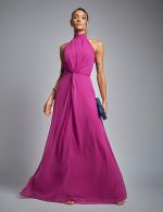 Vestido Longo Fucsia Karol