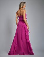Vestido Longo Fucsia Andreia
