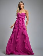 Vestido Longo Fucsia Andreia