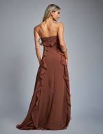 Vestido Longo Marrom Andreia