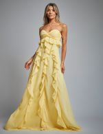 Vestido Longo Amarelo Andreia