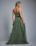 Vestido Longo Verde Oliva Andreia