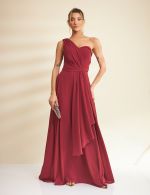 Vestido Longo Marsala Catia