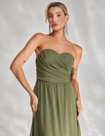 Vestido Longo Verde Oliva Antonella