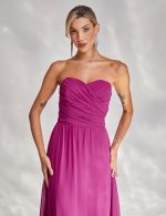 Vestido Longo Fucsia Antonella