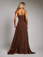 Vestido Longo Marrom Madah