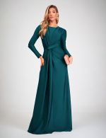 Vestido Longo Verde Esmeralda Manu