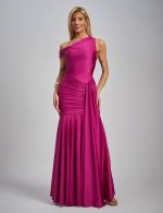 Vestido Longo Fucsia Eliza