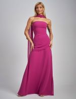 Vestido Longo Fucsia Grazi