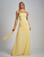 Vestido Longo Amarelo Grazi