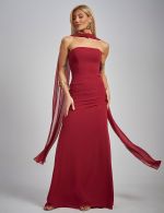 Vestido Longo Marsala Grazi