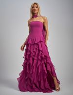 Vestido Longo Fucsia Georgia