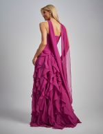 Vestido Longo Fucsia Georgia