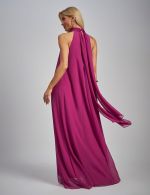 Vestido Longo Fucsia Isadora
