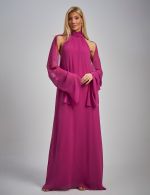 Vestido Longo Fucsia Isadora