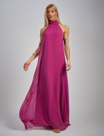 Vestido Longo Fucsia Isadora