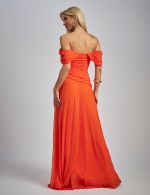 Vestido Longo Laranja Barbara