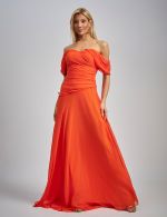 Vestido Longo Laranja Barbara