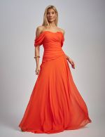 Vestido Longo Laranja Barbara