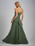 Vestido Longo Verde Oliva Angelica