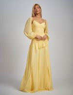 Vestido Longo Amarelo Angelica