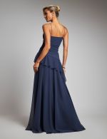 Vestido Longo Azul Marinho Angelica