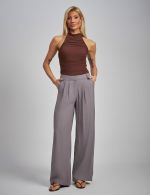 Calça Alfaiataria Cinza Madu