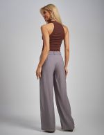 Calça Alfaiataria Cinza Madu