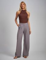 Calça Alfaiataria Cinza Madu