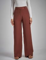 Calça Alfaiataria Marrom Erika
