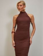 Vestido Midi Marrom Nayara