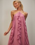 Vestido Longo Rosa Canela Sarah