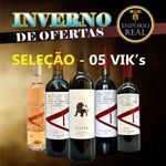 Vinho Combo 5 VIK Chilenos 750ml | SUPER PROMOÇÃO