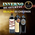 Vinho Combo 3 Ultra Premium Chilenos | Super Oferta