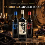 Vinho Combo 3 Caballo Loco 750ml |  Super Oferta
