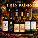Combo 3 Países - Seleção Especial 750ml | SUPER OFERTA