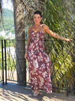vestido Valéria Marrom