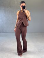 Calça Marie  Marrom