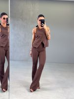 Calça Marie  Marrom